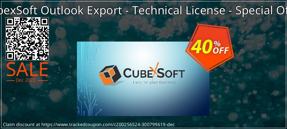 CubexSoft Outlook Export - Technical License - Special Offer coupon on Tell a Lie Day sales