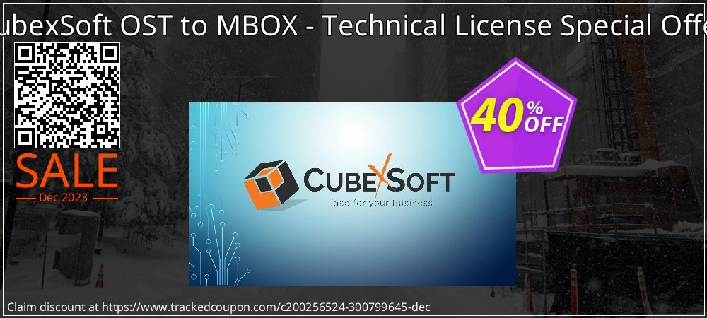 CubexSoft OST to MBOX - Technical License Special Offer coupon on Mother Day sales