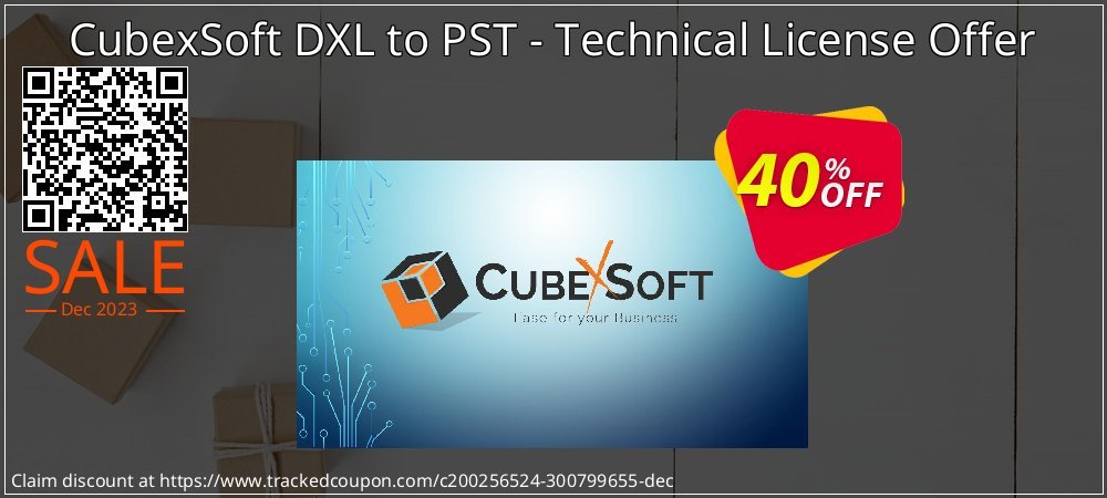 CubexSoft DXL to PST - Technical License Offer coupon on National Walking Day sales