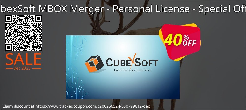 CubexSoft MBOX Merger - Personal License - Special Offer coupon on Working Day offering sales