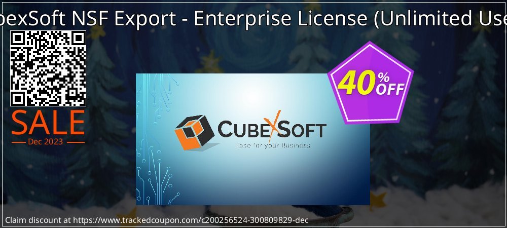 CubexSoft NSF Export - Enterprise License - Unlimited Users  coupon on World Password Day offering sales