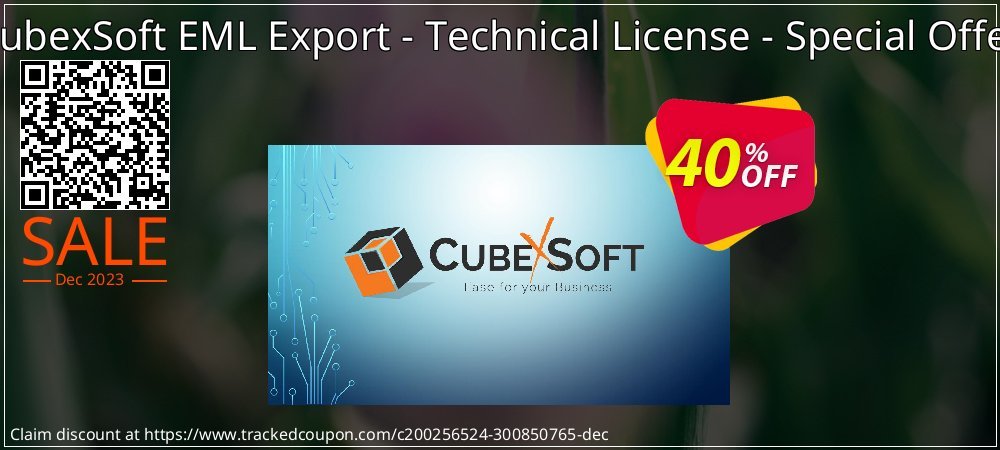 CubexSoft EML Export - Technical License - Special Offer coupon on National Walking Day promotions