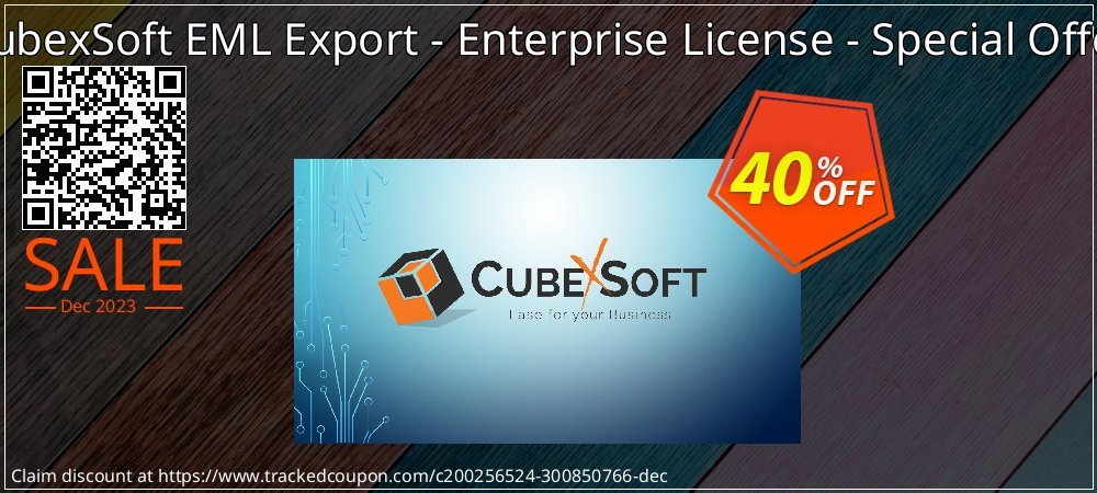 CubexSoft EML Export - Enterprise License - Special Offer coupon on National Loyalty Day deals