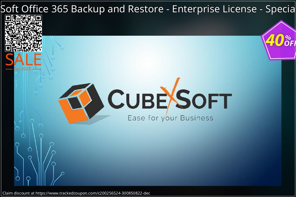 CubexSoft Office 365 Backup and Restore - Enterprise License - Special Offer coupon on Working Day discount