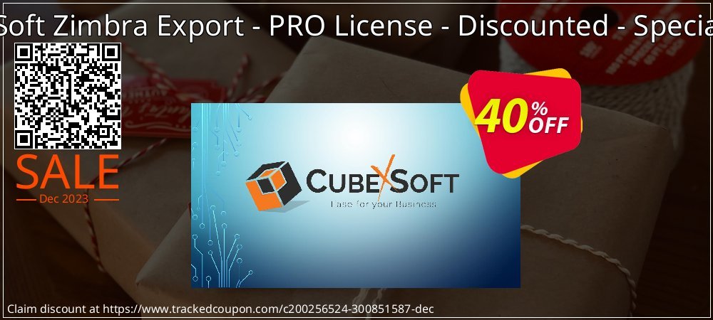 CubexSoft Zimbra Export - PRO License - Discounted - Special Offer coupon on Working Day discount