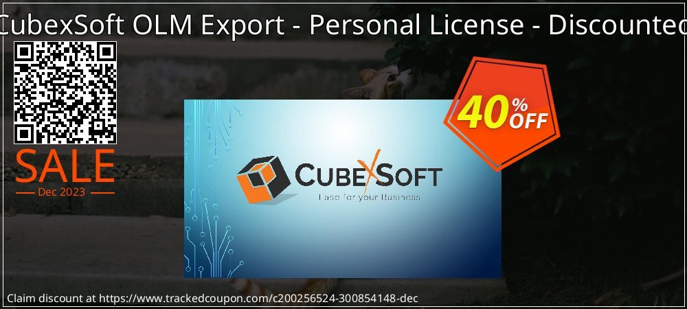 CubexSoft OLM Export - Personal License - Discounted coupon on Virtual Vacation Day super sale