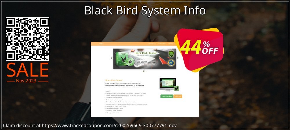 Get 42% OFF Black Bird System Info offering sales