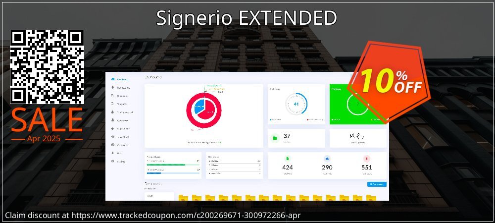 Signerio EXTENDED coupon on World Party Day discounts