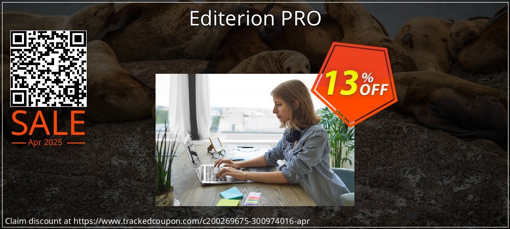 Editerion PRO coupon on Palm Sunday offering sales