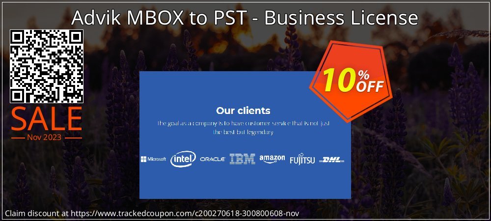 Advik MBOX to PST - Business License coupon on Constitution Memorial Day sales