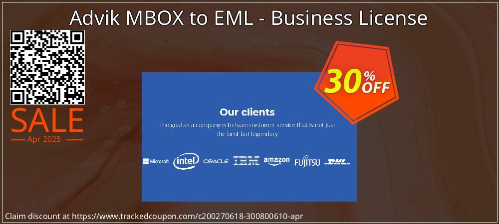 Advik MBOX to EML - Business License coupon on National Walking Day deals