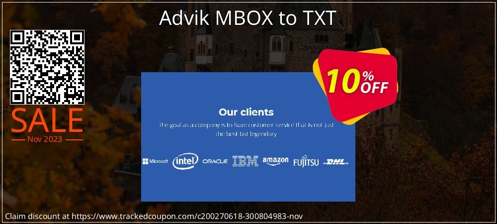 Advik MBOX to TXT coupon on Easter Day sales