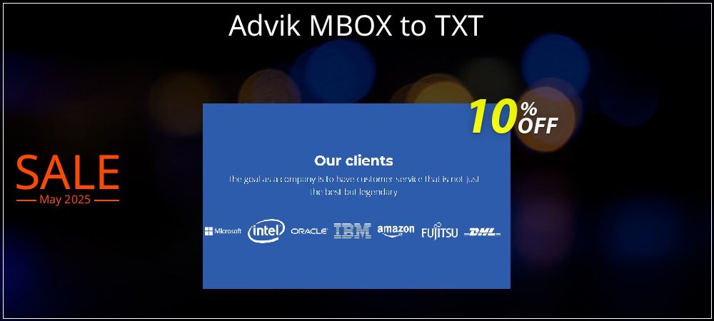 Advik MBOX to TXT coupon on Easter Day sales