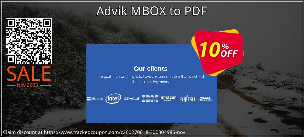 Advik MBOX to PDF coupon on National Walking Day offer