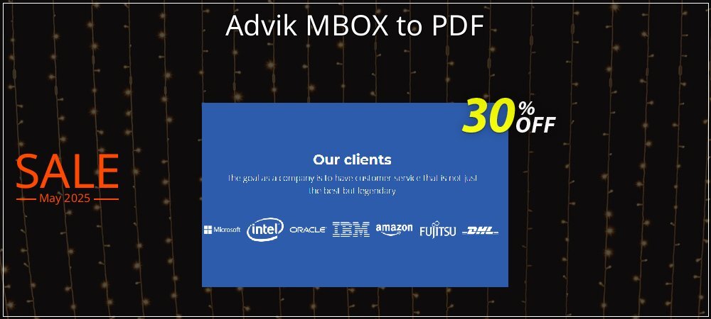 Advik MBOX to PDF coupon on Mother Day discount