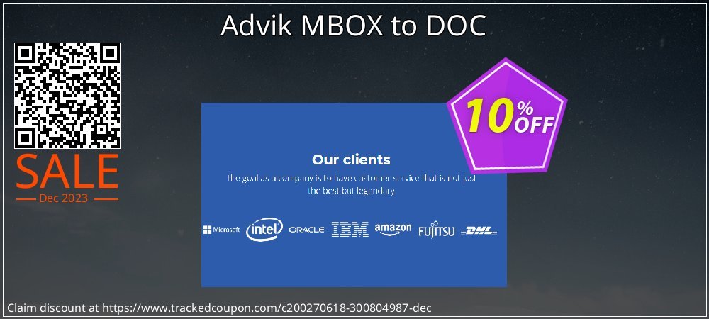 Advik MBOX to DOC coupon on April Fools Day discount