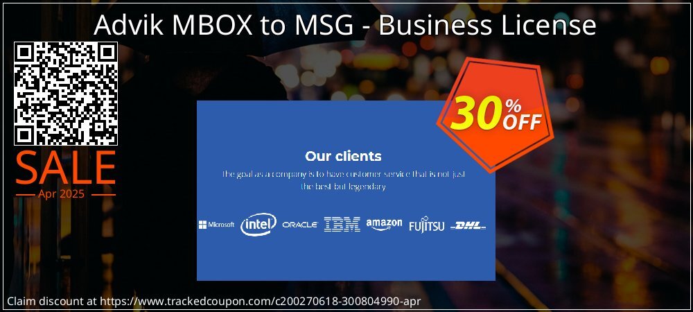 Advik MBOX to MSG - Business License coupon on National Walking Day discounts