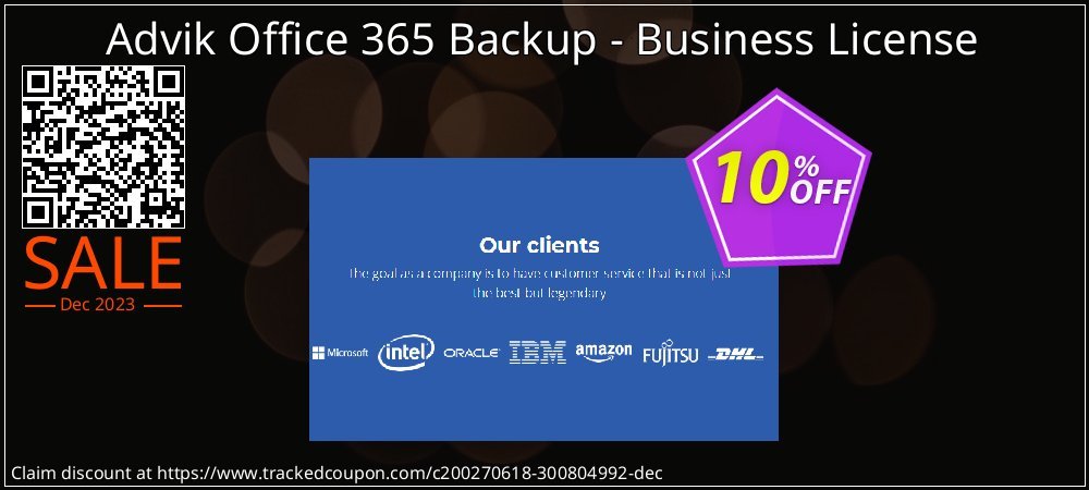 Advik Office 365 Backup - Business License coupon on Working Day deals