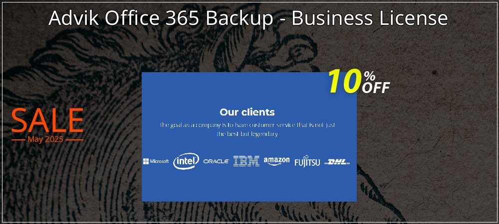 Advik Office 365 Backup - Business License coupon on April Fools' Day sales