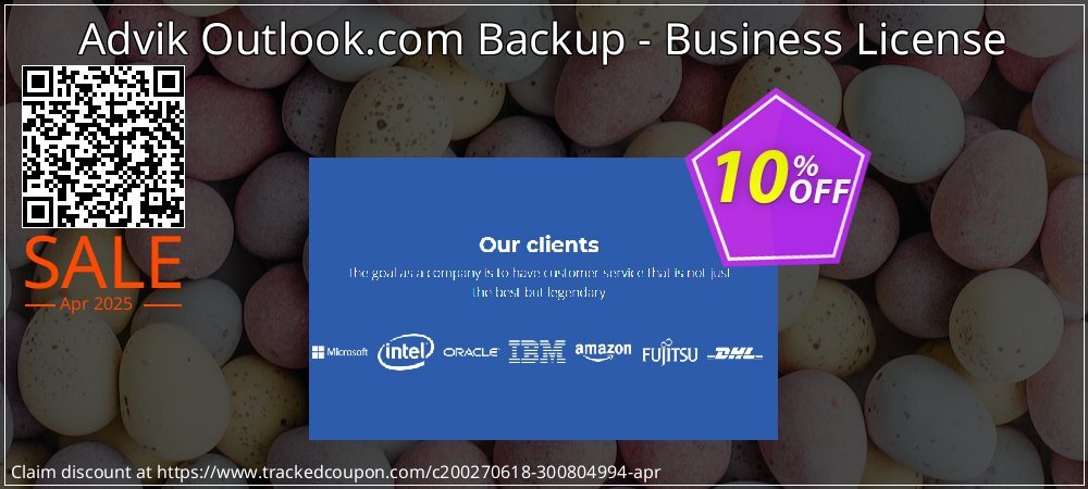 Advik Outlook.com Backup - Business License coupon on World Password Day discount