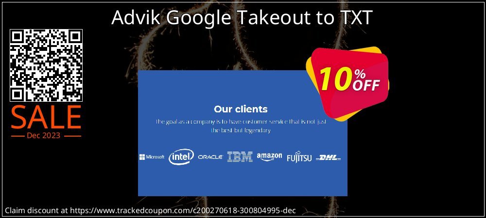 Advik Google Takeout to TXT coupon on National Walking Day discount