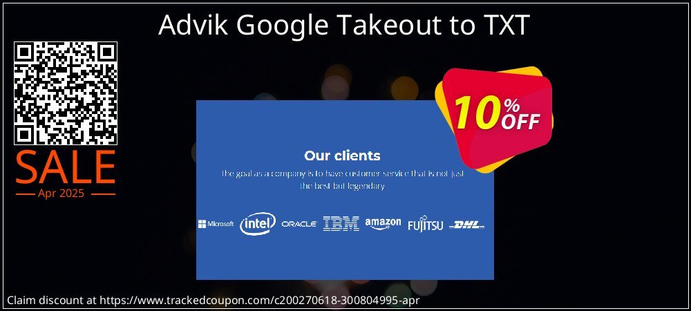 Advik Google Takeout to TXT coupon on Mother Day offering discount