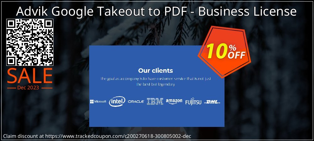 Advik Google Takeout to PDF - Business License coupon on April Fools' Day deals