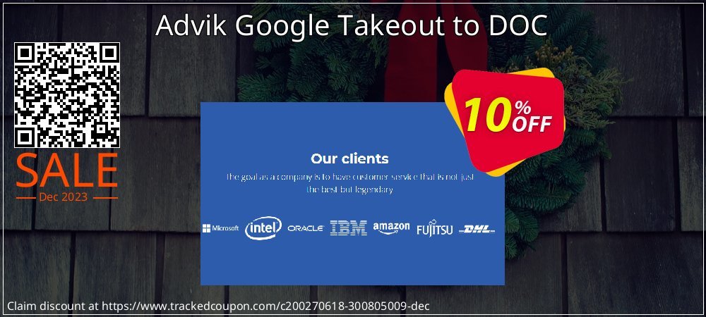 Advik Google Takeout to DOC coupon on World Password Day sales