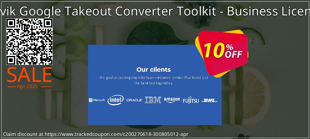 Advik Google Takeout Converter Toolkit - Business License coupon on April Fools' Day offer