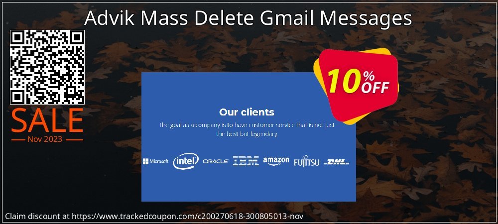 Advik Mass Delete Gmail Messages coupon on Constitution Memorial Day offering discount