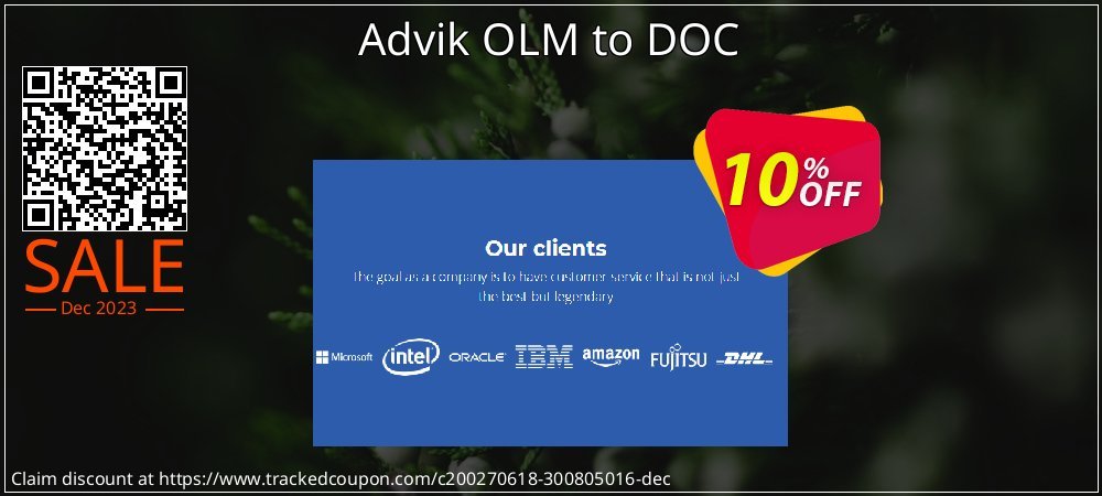 Get 10% OFF Advik OLM to DOC offering sales
