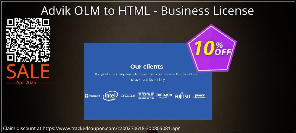 Advik OLM to HTML - Business License coupon on World Party Day promotions