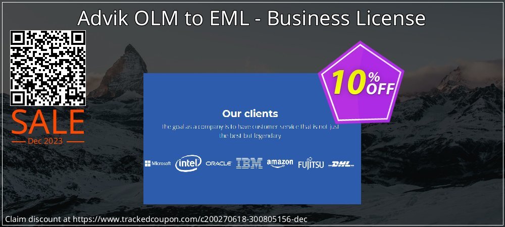 Advik OLM to EML - Business License coupon on World Party Day offer