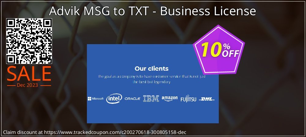 Advik MSG to TXT - Business License coupon on Easter Day offering discount