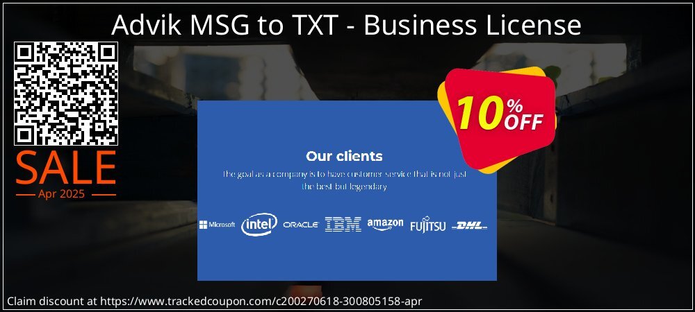 Advik MSG to TXT - Business License coupon on Constitution Memorial Day offering sales