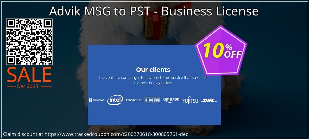 Advik MSG to PST - Business License coupon on World Party Day offering discount