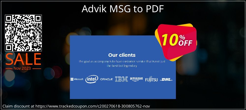 Advik MSG to PDF coupon on Working Day super sale