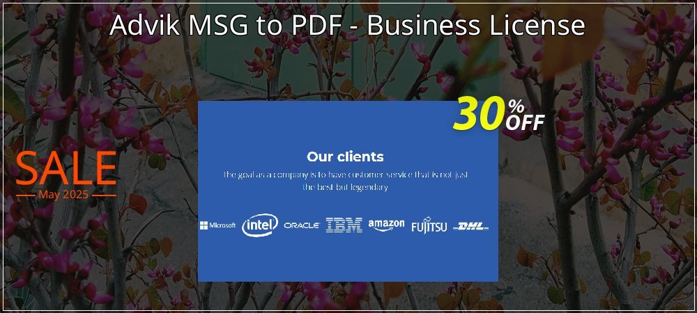 Advik MSG to PDF - Business License coupon on Easter Day super sale