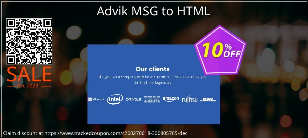 Advik MSG to HTML coupon on National Walking Day promotions