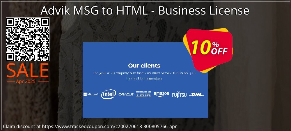 Advik MSG to HTML - Business License coupon on World Party Day sales