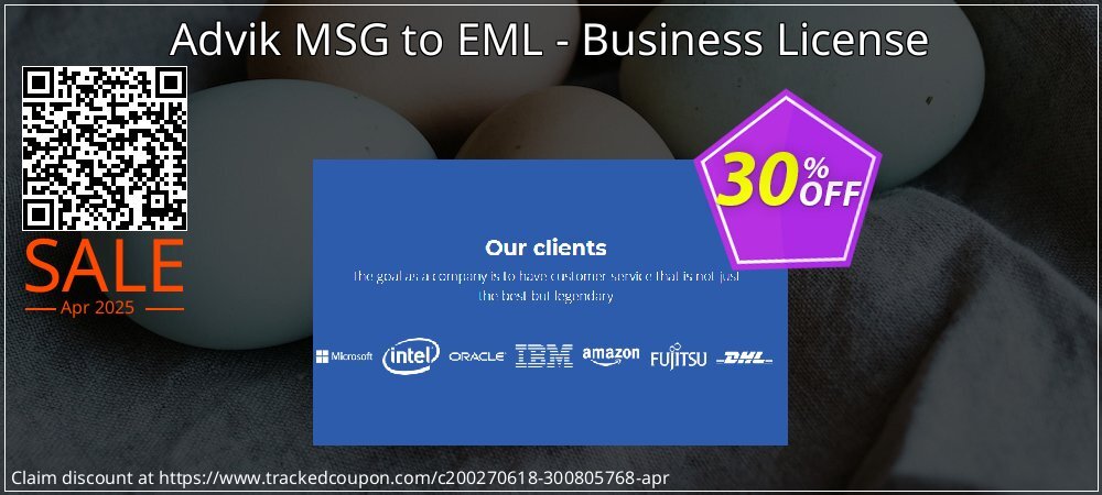 Advik MSG to EML - Business License coupon on Constitution Memorial Day discount