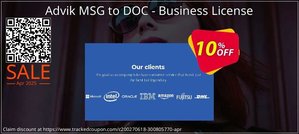 Advik MSG to DOC - Business License coupon on National Walking Day offering discount