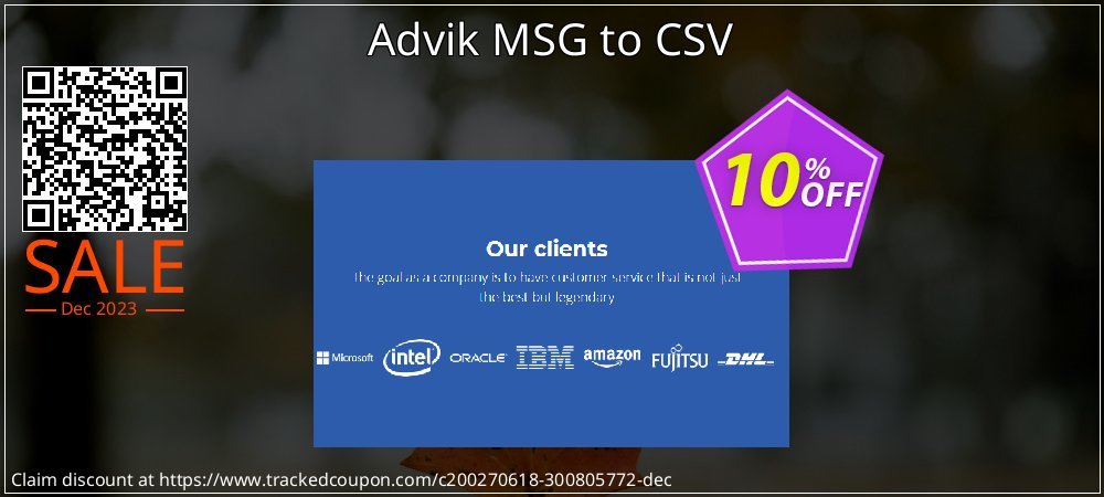 Advik MSG to CSV coupon on April Fools' Day super sale