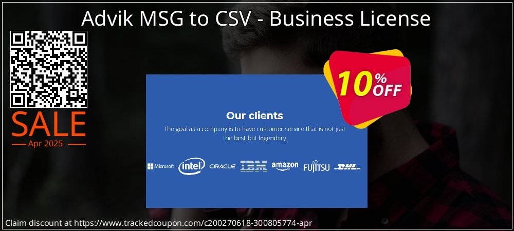 Advik MSG to CSV - Business License coupon on Tell a Lie Day promotions