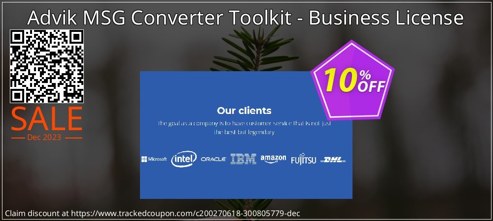 Advik MSG Converter Toolkit - Business License coupon on Tell a Lie Day offering discount