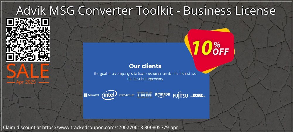 Advik MSG Converter Toolkit - Business License coupon on World Password Day offering sales