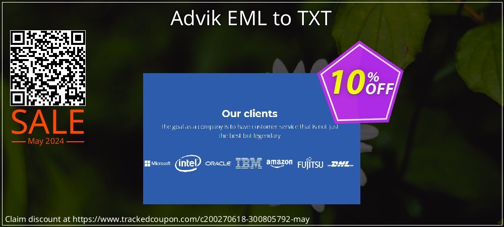 Advik EML to TXT coupon on April Fools Day discounts