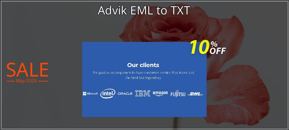 Advik EML to TXT coupon on Working Day sales