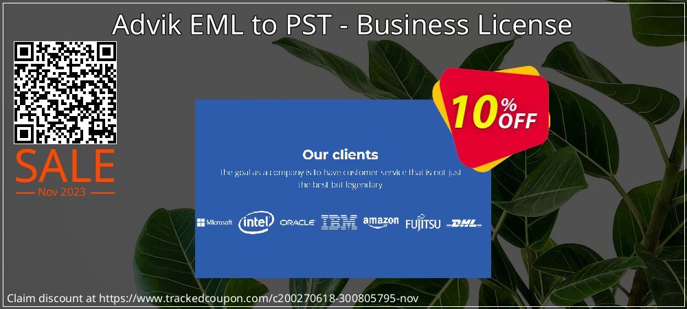 Advik EML to PST - Business License coupon on Mother Day discount