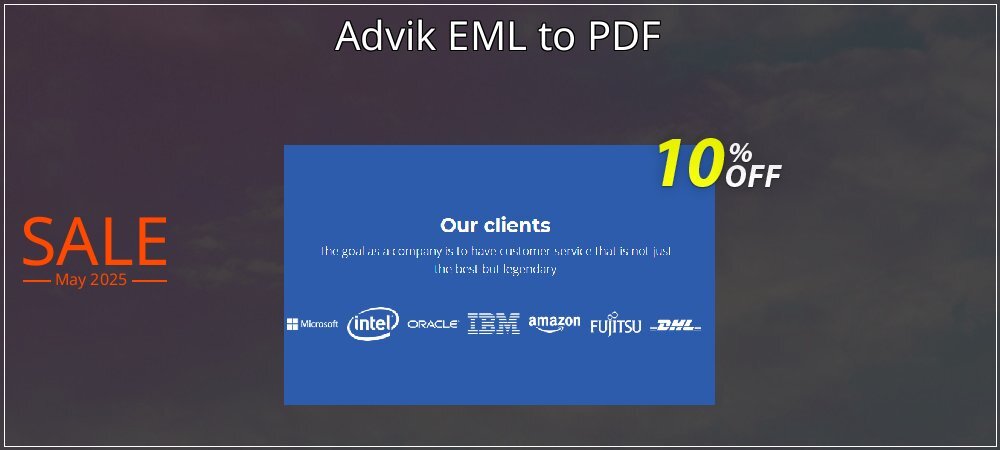 Advik EML to PDF coupon on April Fools' Day offering discount